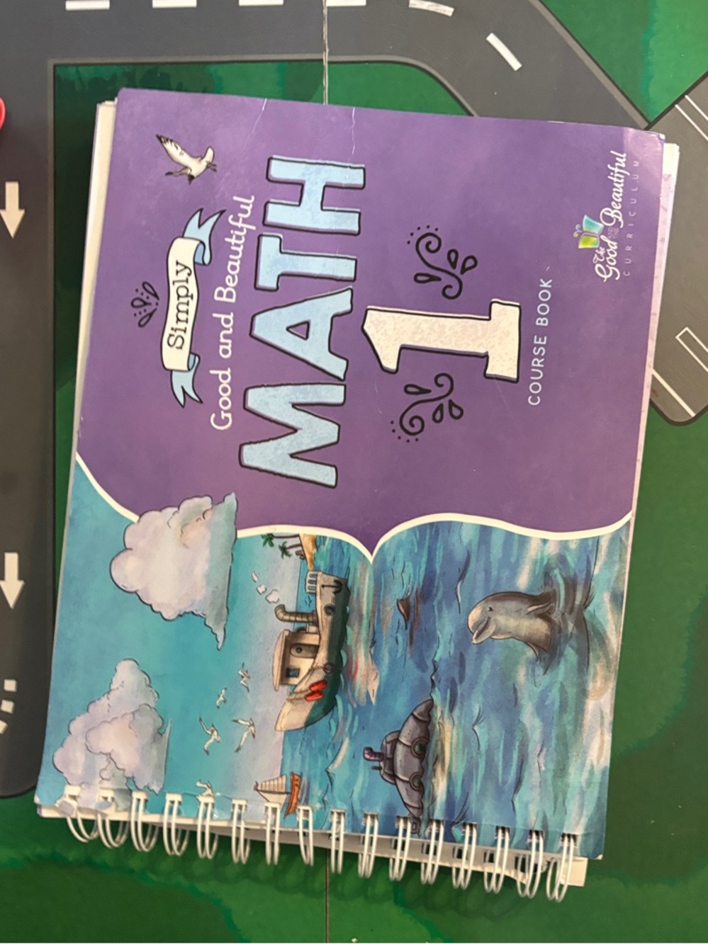 The good and the beautiful Math 1 - Purple Spiral-Bound Kids Workbook